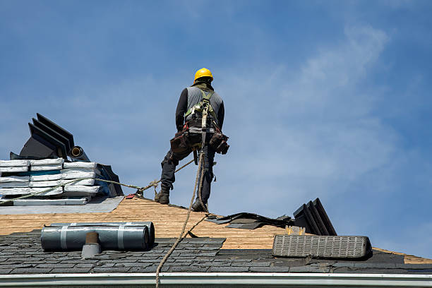 Professional Roofing technician working in Abbeville, MS